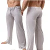 Brand Man Long Pant Sleepwear Comfy Breathable Slip Mans Sleep Bottoms Men's Casual Trousers Homewear See Through Pajama Pants ► Photo 2/6