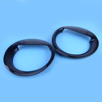 

beler ABS Bezels Bumper Accessories Black Bird Style Front Headlight Lamp Cover Trim Fit for Jeep Patriot 2011-2015 2016 2017