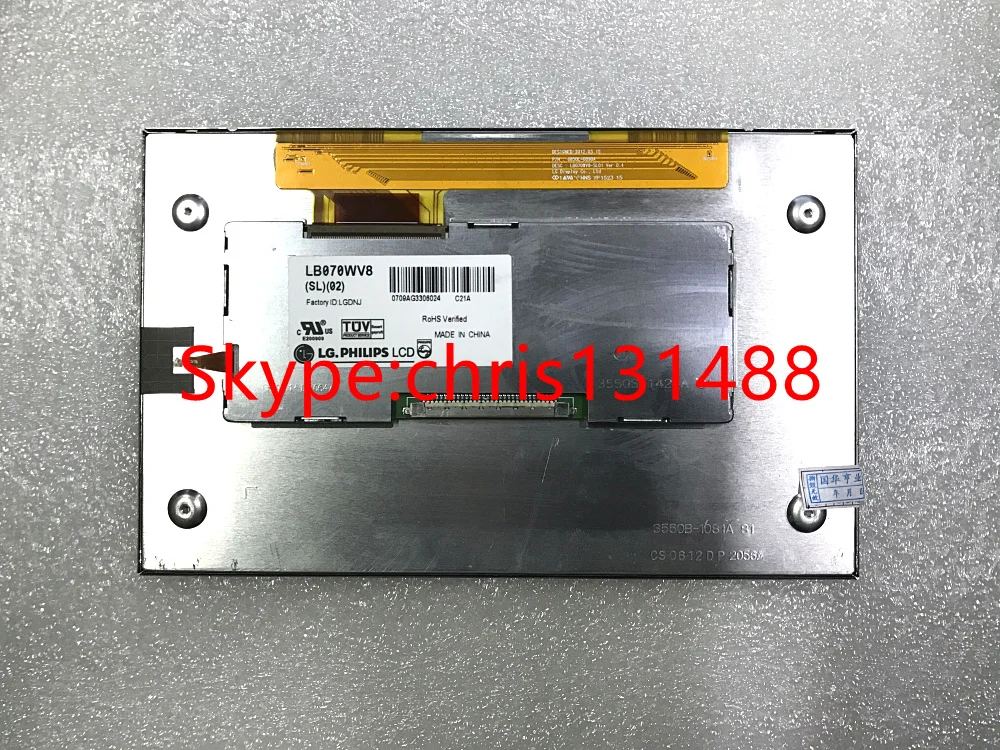 car monitor screen brand new 7.0" LCD Display Screen LB070WV8(SL)(01) LB070WV8 SL01 LB070WV8-SL01 LB070WV8 SL02 LCD Panel For Car Auto Parts car lcd screen