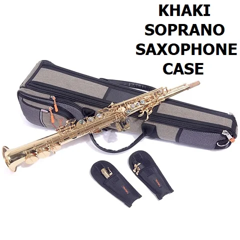 Водонепроницаемая моющаяся ткань композитный материал bB сопрано саксофон кларнет сумка Портативная сумка кларнет Sax Чехол Чехлы - Цвет: Khaki Sax Bag