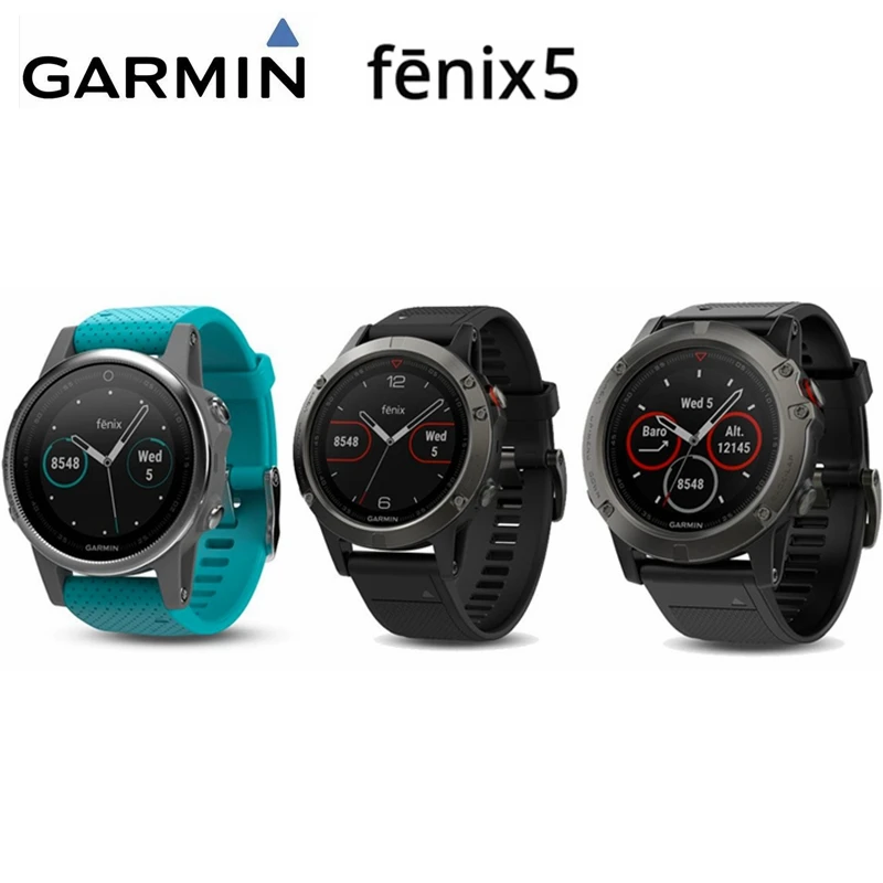 Смарт часы Garmin fenix 5/ многоспортивные с GPS для триатлона велосипеда бега плавания