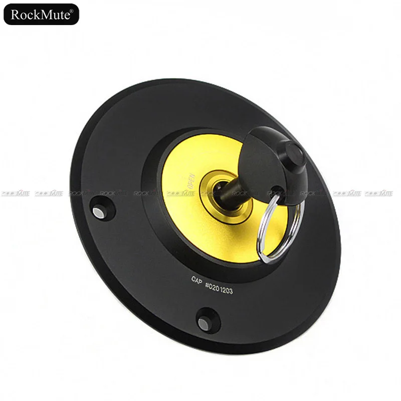 key lock fuel gas cap gold 2