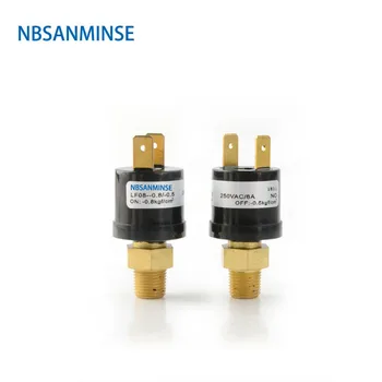

NBSANMINSE SMF08 Small Multi - Purpose Pressure Switch Fixed Set Point Automatic Reset Factory Calibrated Pressure Switches