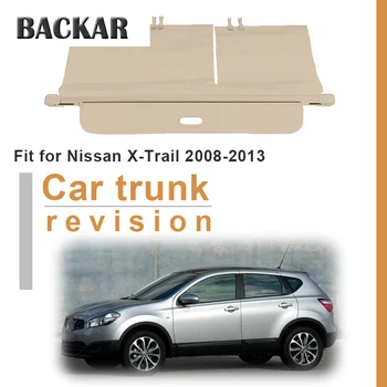 

Backar 1set For Nissan X-Trail Rogue SV 2008-2013 Car Rear Trunk Cargo Cover Styling Black Security Shield Shade Car Accessories