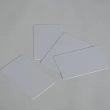 500 шт./лот RFID TK4100/EM4100 чип RFID 125 кГц Пустая карточка тонкий белый ПВХ идентификационная смарт-карта