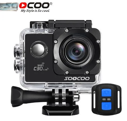 Спортивная камера SOOCOO C30R 4 K Wifi гироскоп 30 м водонепроницаемая регулируемая углы