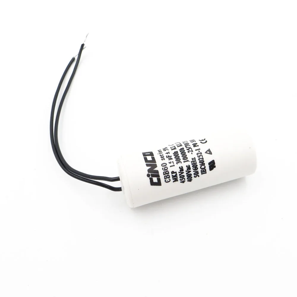 Capacitor 1.5uF 1.5MFD 400V AC CBB61 Capacitor