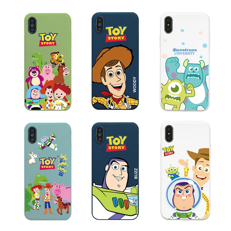 Toy Soft Case For coque iphone 6 6s 7 8 Plus Cute Cartoon Phone Cover 11 pro x xs max xr Ultra Thin Shell |