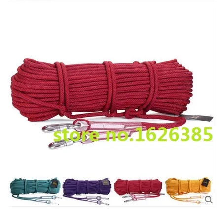 

40--100M 3200KG 12MM fast declining rope rock climbing rescue belt sport harness, descending wire lifting sling