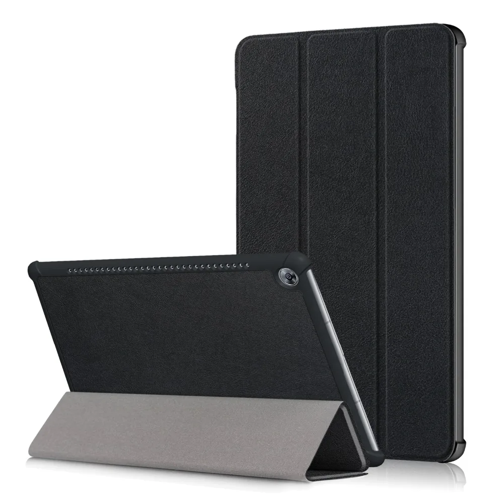 

Auto Sleep/Wake Tri-fold Stand Case For Huawei MediaPad M5 10.8 inch 10 pro CRM-AL09 CRM-W09 Tablet PU Leather Protective Cover