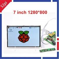52Pi 7  1280*800 ips -     HDMI + VGA + 2AV -    Raspberry Pi/PC Windows