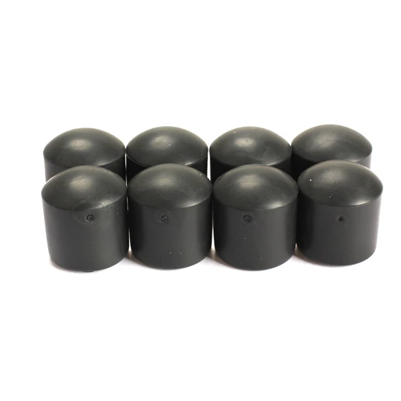 

8pcs FASTER 5/8 Inch Black Foosball Soccer Football Table Rod Lid End Cap Soccer Tables 88 BB55