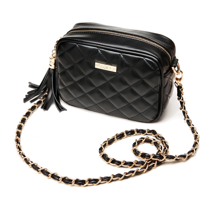 small handbag with chain
