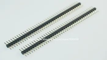 

1000pcs 1x40 P 40 Pin 2.0 mm Pin Header Male SMT SMD Right Angle Single Row Surface Mount PCB gold plate 1 row Rohs Lead Free