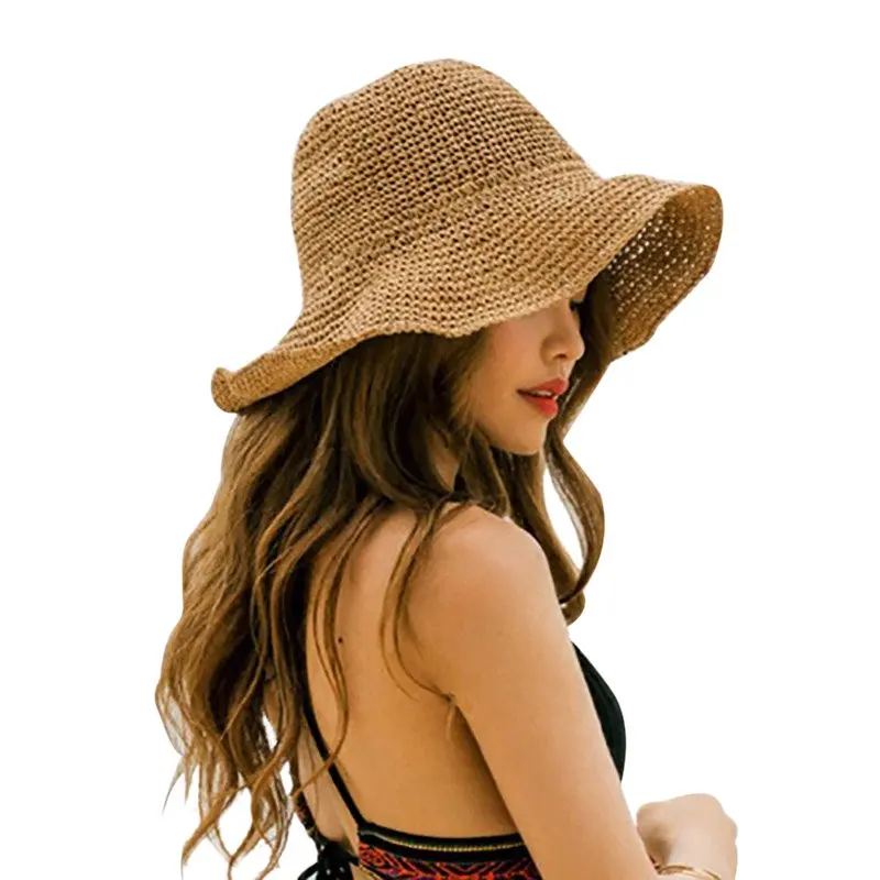 Fashion Lady Straw Hat Women Summer Sun 