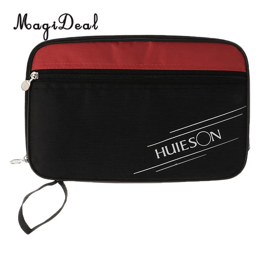 MagiDeal Portable Table Tennis Racket Case Cover Pingpong Paddle Bag with Zipper