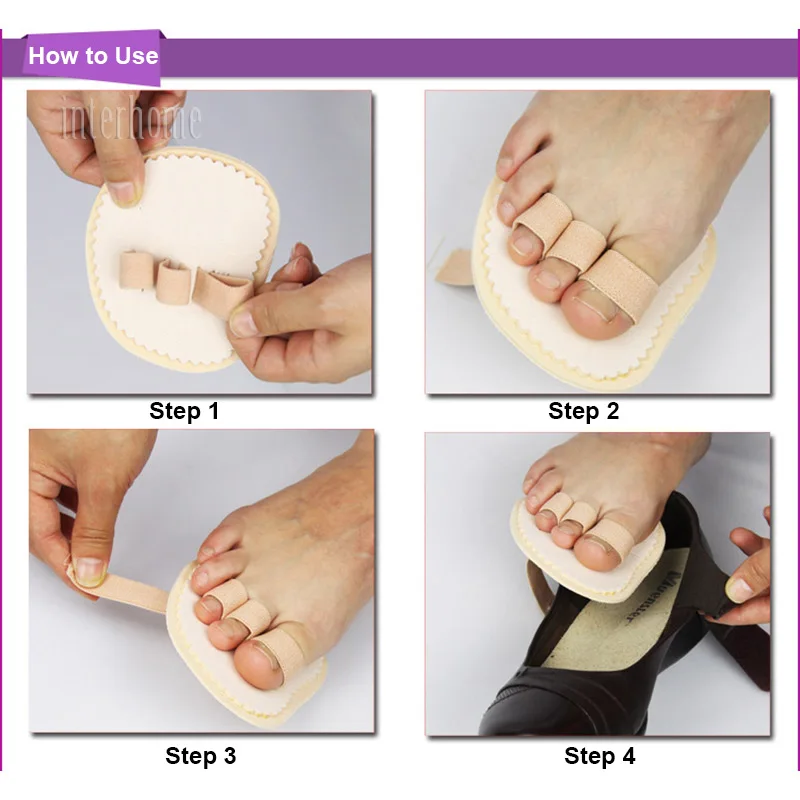 1 пара коррекция носка пальцев ног мягкое соединение корректор для Hallux Valgus Tacones