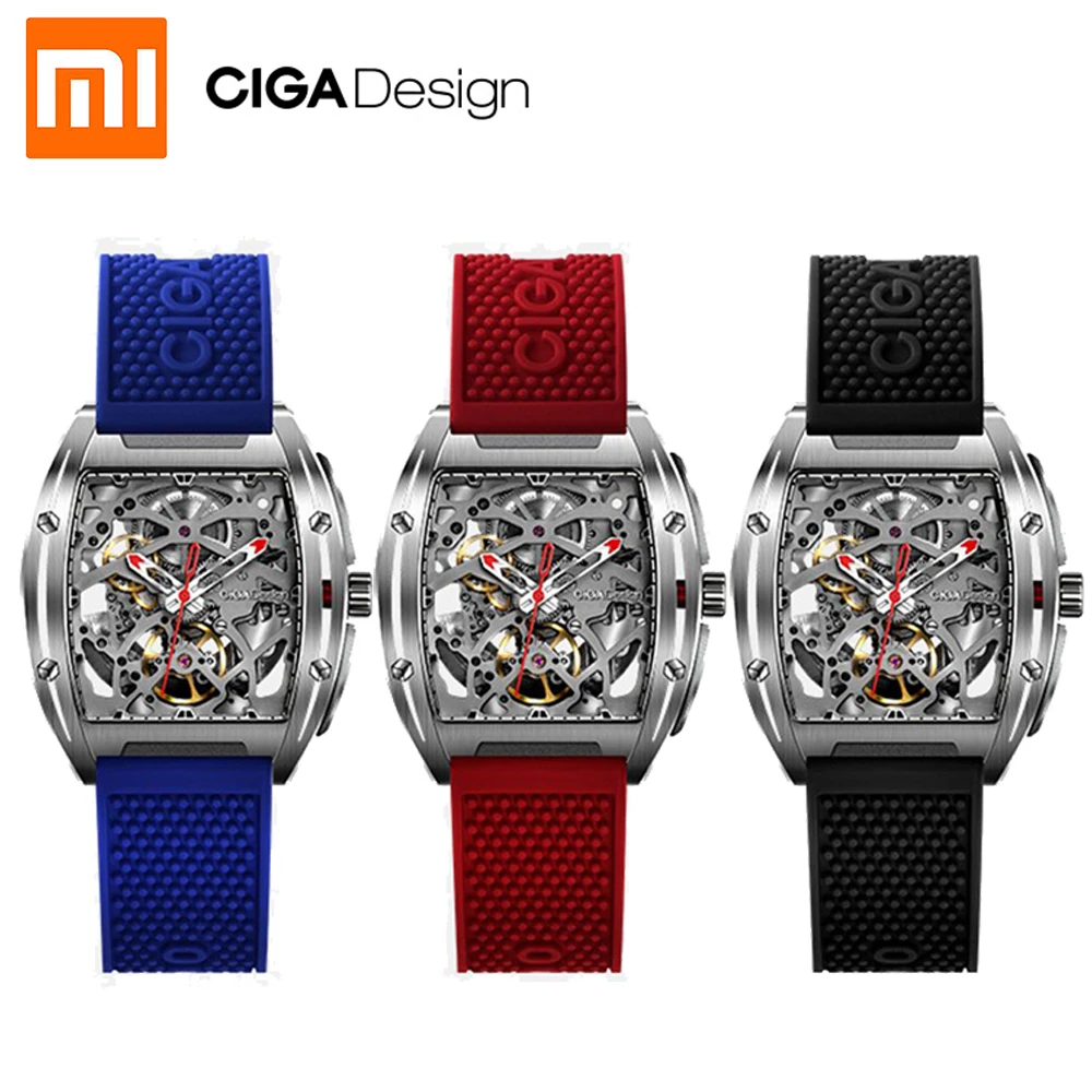 Механические наручные часы Xiaomi Design Z Series модные роскошные с двойным ремешком и