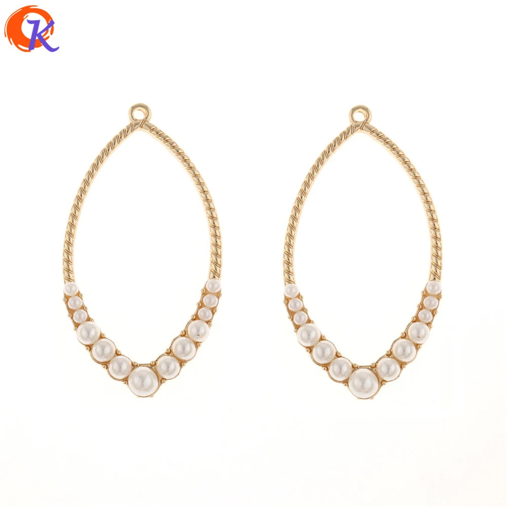 

Cordial Design 50Pcs 22*40MM Jewelry Accessories/Pearl Earring Parts/Oval Shape/Charms Pendant/DIY/Hand Made/Earring Findings