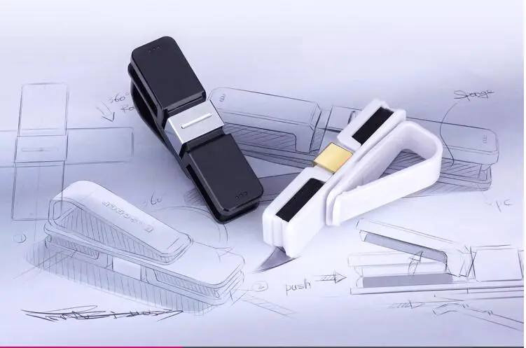 Для Lexus NX/RX/LX/GX двухсторонний стиль автомобильные очки Зажим для карт/держатель для очков 1 шт