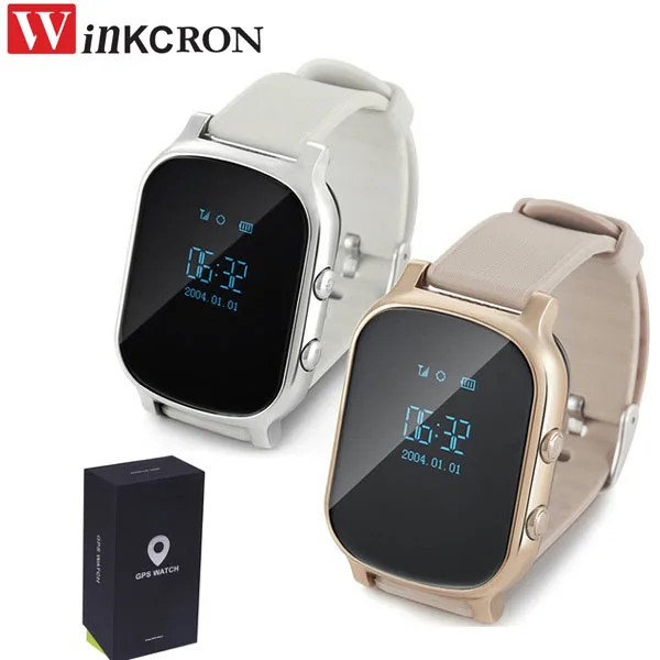 GPS Tracker T58 Kids Elder Smart Watch Bracelet Locator GSM Tracking Device LBS WiFi Monitor SOS Safety Locator Clock Smartwatch