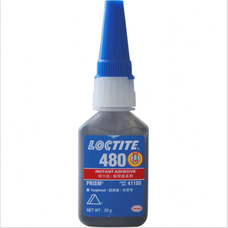 Loctite 480 мгновенное высыхание клей резиновый усиленный средней вязкости ударопрочность сопротивление вибрации сопротивление пилинг сопротивление