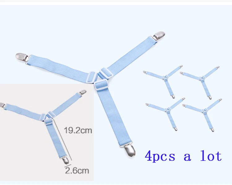 4 шт./партия, пододеяльник с пряжкой vanzlife, простыня с фиксированным артефактом, стеганное одеяло, противоскользящий зажим для матраса, дивана, подушки, держатель для одеяла