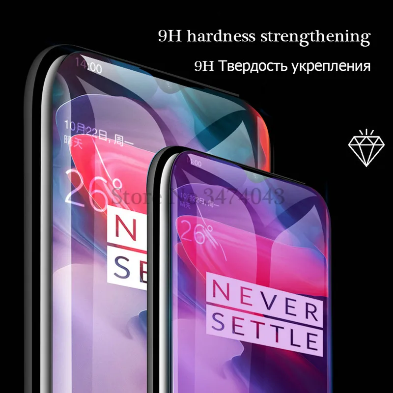 2 шт./лот 9H закаленное стекло для Oneplus 6 6 T защита экрана полное покрытие стекло для Oneplus 6 T 6 T Oneplus6 защитная пленка, стекло