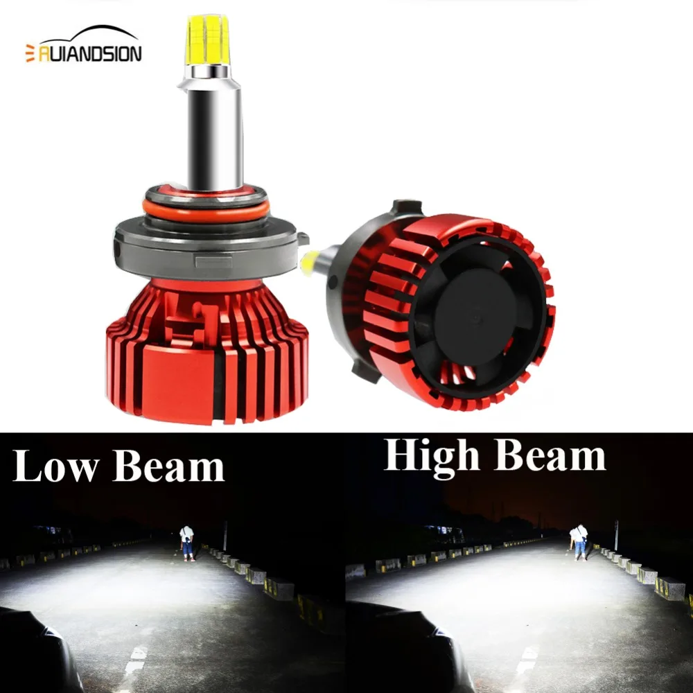 

1pair 12-30V Car Headlight Lamp H7 H11 IP68 LED Bulbs Canbus LED Headlamps 9005 HB3 9006 HB4 6500k Fog Light 9000LM LED Lamp 72W
