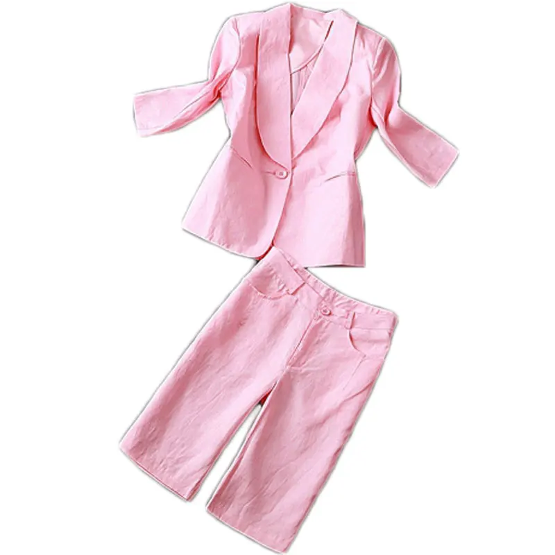 Online Buy Wholesale white linen blazer from China white