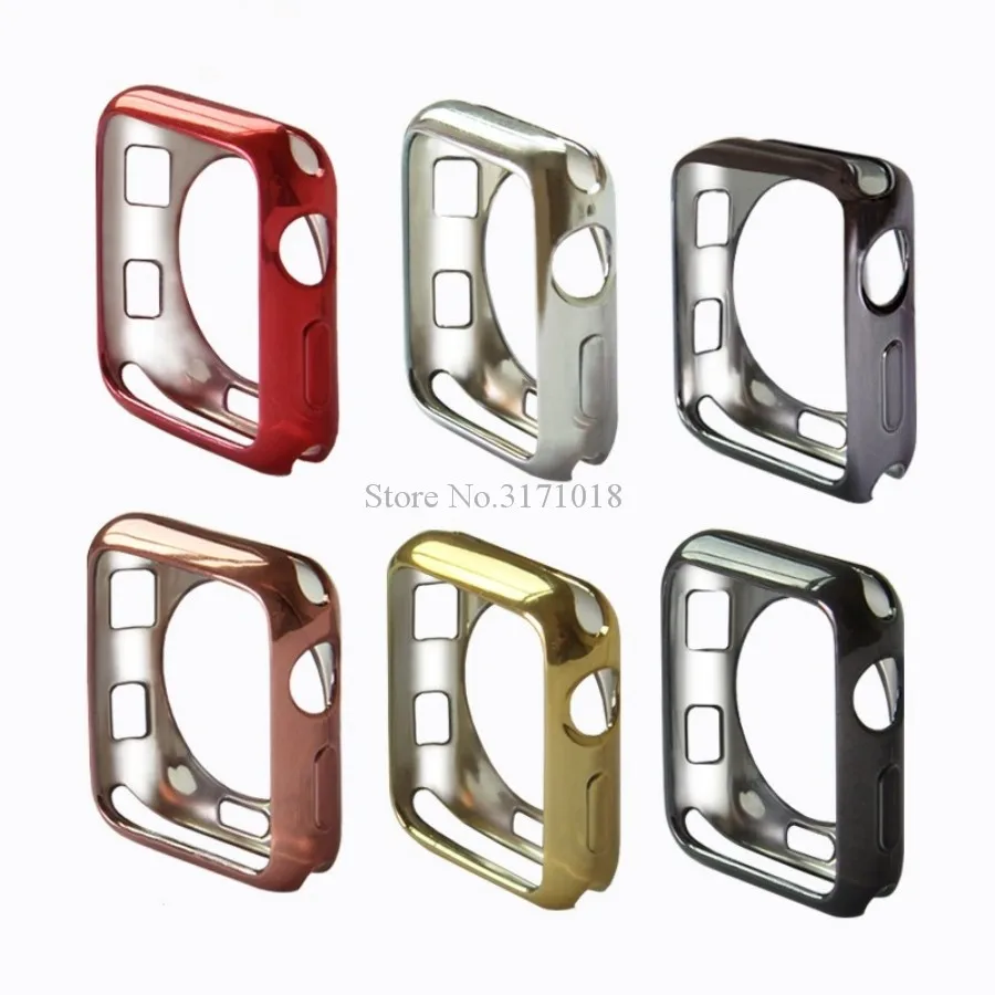 Soft TPU Case For Apple Watch Case 38mm 42mm 42 mm Series 3 2 1 Protective Replacements Cover Case Perfect Match Bumper Soft TPU Case For Apple Watch Case 38mm 42mm 42 mm Series 3 2 1 Protective Replacements Cover Case Perfect Match Bumper