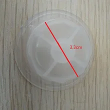 Прозрачный белый крепежный винт для вентилятора 8 мм Запчасти к вентилятору