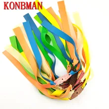 New Arrival 6Pcs Outdoor Slingshot Powerful Elastic Flat Rubber Band Hunting Sports Catapult Kit Set Practical