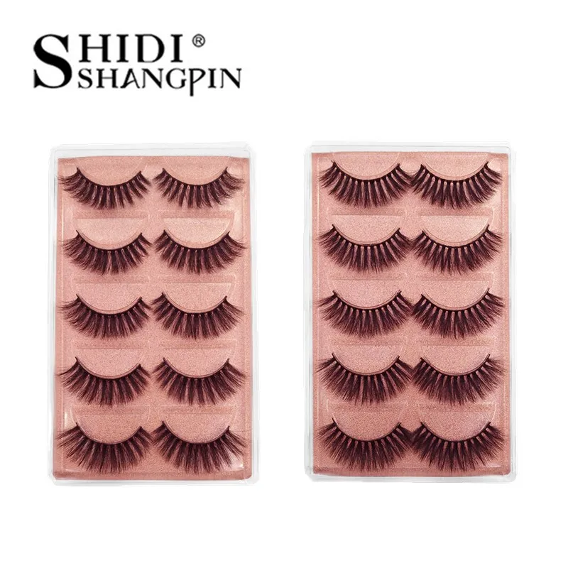 False Eyelashes Natural Makeups 3D Mink Thick Mink Lashes 3 D Volume Mink Long Lashes Eyelash Extensions Hand made False Eyelash