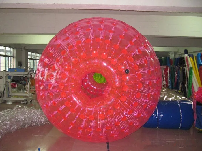 2,5 м снаружи 1,5 м внутри воздушный травяной шар надувной зорбинг мяч-Зорб водный мяч-Зорб мяч для продажи - Цвет: pink
