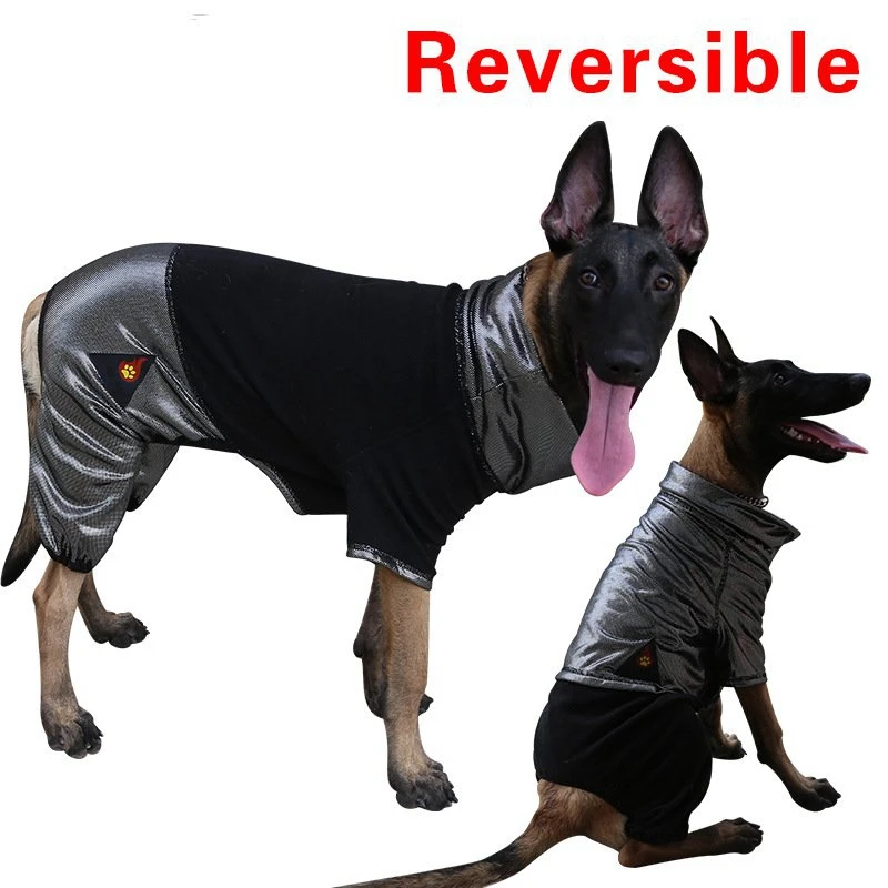 

Winter Warm-Keeping Reversible Jumpsuits for Pets Dogs Large Dog Big Apparel Coat High Quality Down Jacket Padded Coat