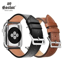 Black Leather Watch Strap For Apple Watch Band 42mm 38mm for iWatch 4 40mm 44mm Watchband for Apple watch Series 1&2&3&4