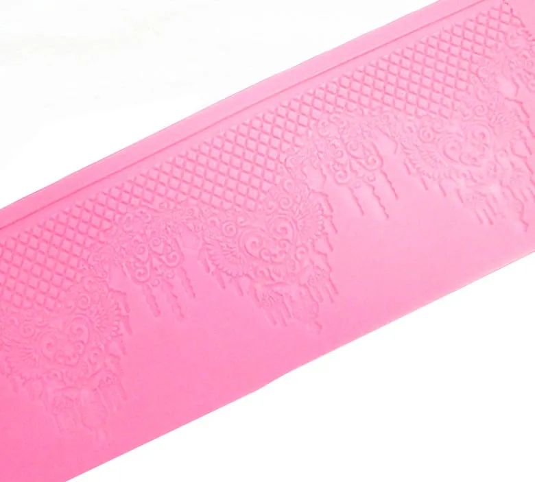 New Silicone Fondant Mat Cake Decorating Styling Tools Kitchen Flower Pattern Silicone Lace Molds