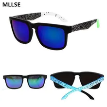 Mllse квадратные солнцезащитные очки мужские женщины марка дизайнер светоотражающие покрытия солнцезащитные очки goggle площади увидел солнечные очки женские мужчины гироскутер для катания uv400