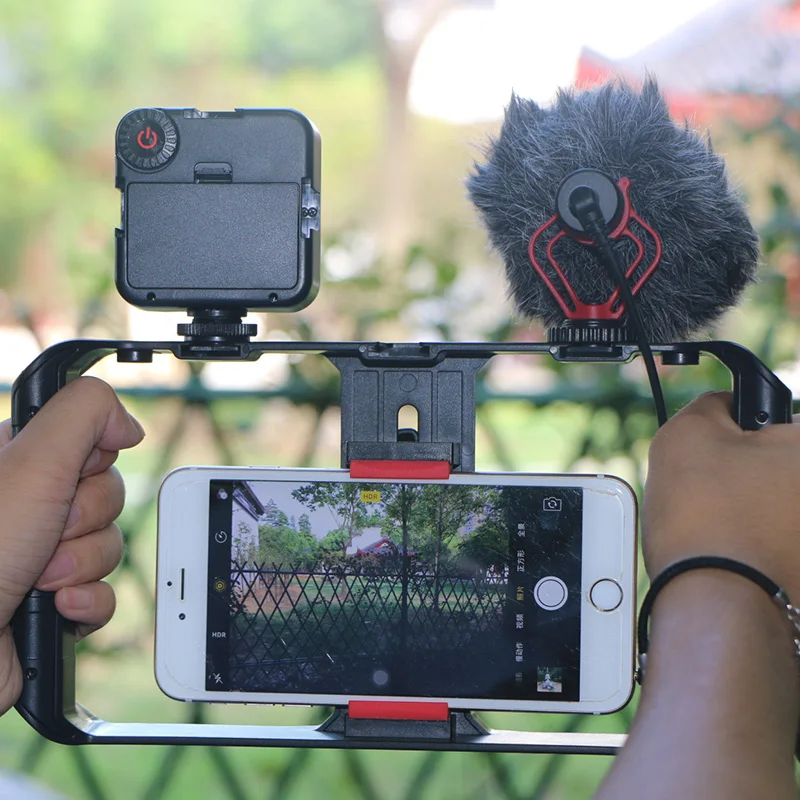 Штатив стабилизатор для видеосъемки Ulanzi U Rig Pro 3 башмака|Аксессуары фотостудии| |