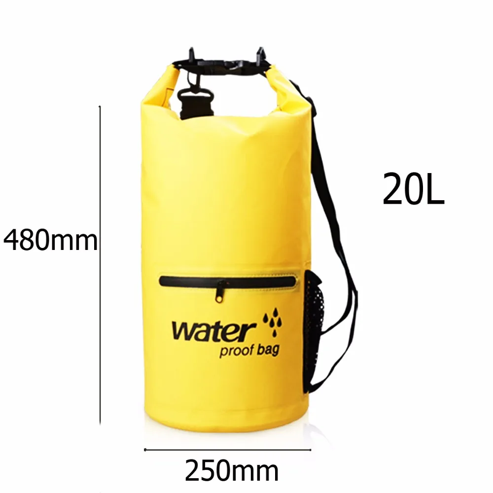 Premium Waterproof Bag, Sack with phone dry bag and long adjustable Shoulder Strap Included, 17