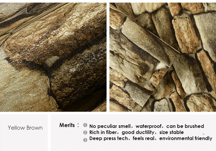 ПВХ винтажная Наклейка на стену, кирпичная скала, Водонепроницаемый Креативный дизайн для кафе-магазина, декор для гостиной, для спальни, виниловая бумага для декора стен