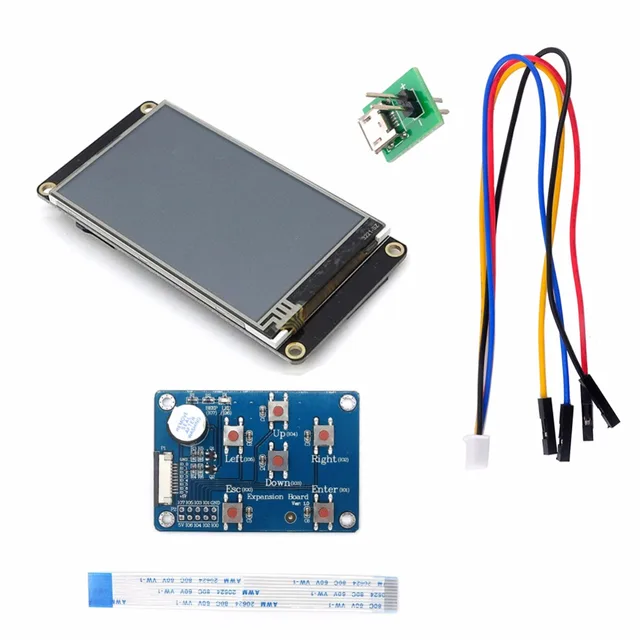 $32.99  Nextion Enhanced 3.2'' HMI Touch Display 400*240 pixel Screen Panel NX4024K032 with I/O Extended Ex