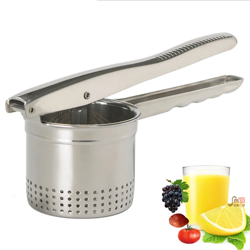 Stainless Steel Potato Ricer Masher Fruit Vegetable Press Juicer