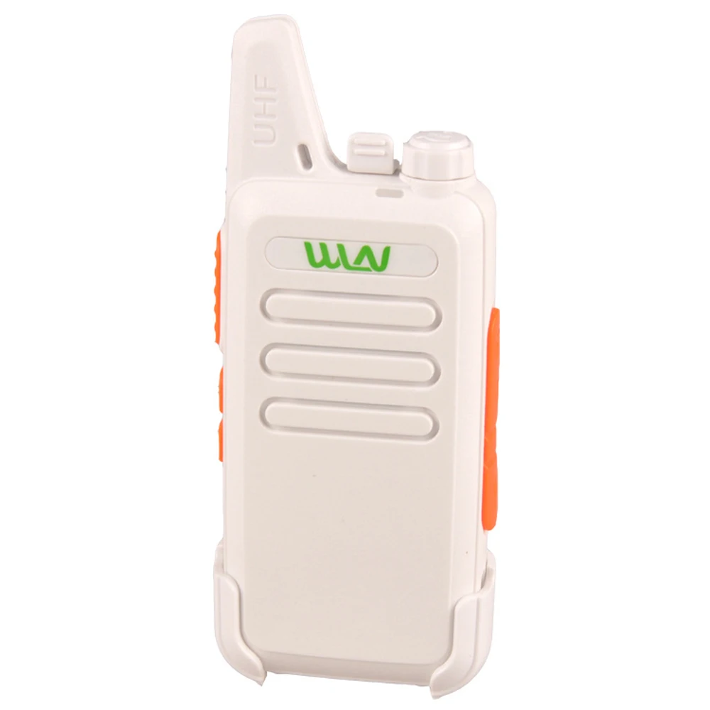 Комплект из 2 предметов, белая иди и болтай Walkie Talkie “иди и WLN KD-C1 мини радио УВЧ 400-470 МГц 5 Вт, 16 каналов, мини-портативный трансивер