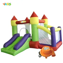 Дешевая домашняя надувная горка-батут надувной замок