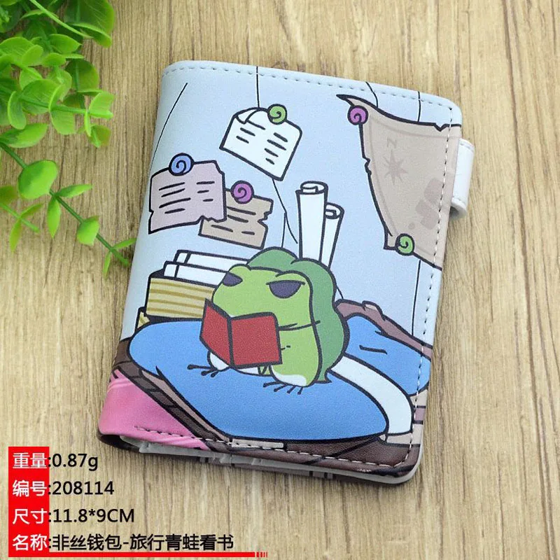 

GAME Travel Frog Anime Short Wallet The Great Design Colorful Printing With Coin Purse Simple Style Money Bag