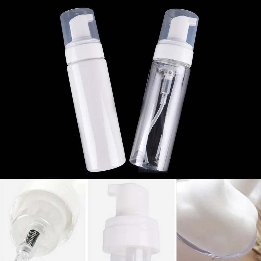 

1pcs 150ml 200ml PET Foaming Bottle Foam Pump Empty Spray Whipped Mouss Liquid Hand Wash Soap Dispenser Bottles With Cap