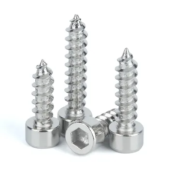 

10PCS M4 M5 M6 Hexagon Socket Tapping Screw
