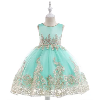 

Romantic Lace Puffy Lace Flower Girl Dress 2019 for Weddings Tulle Ball Gown Girl Party Communion Dress Pageant Gown